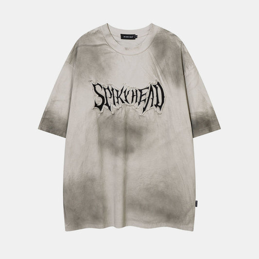 Spikyhead Tie-Dye T-Shirt - Dark Psychedelic Graphic Streetwear Tee | LuxuryUrbanwear - Luxuryurbanwear
