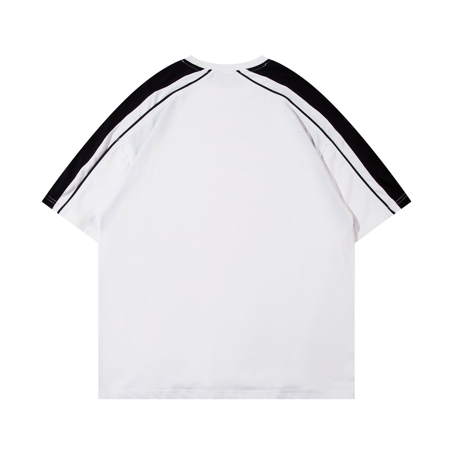 Color-Block Sport Style Tee - Oversized Urban Activewear | LuxuryUrbanwear - Luxuryurbanwear