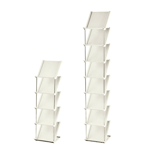 5 Tier Vertical Shoe Rack Narrow Free Standing Storage Organizer for Entryway Space-Saving Stackable Shoe Holder Corner Shoe Tower For Entryway Bedroo