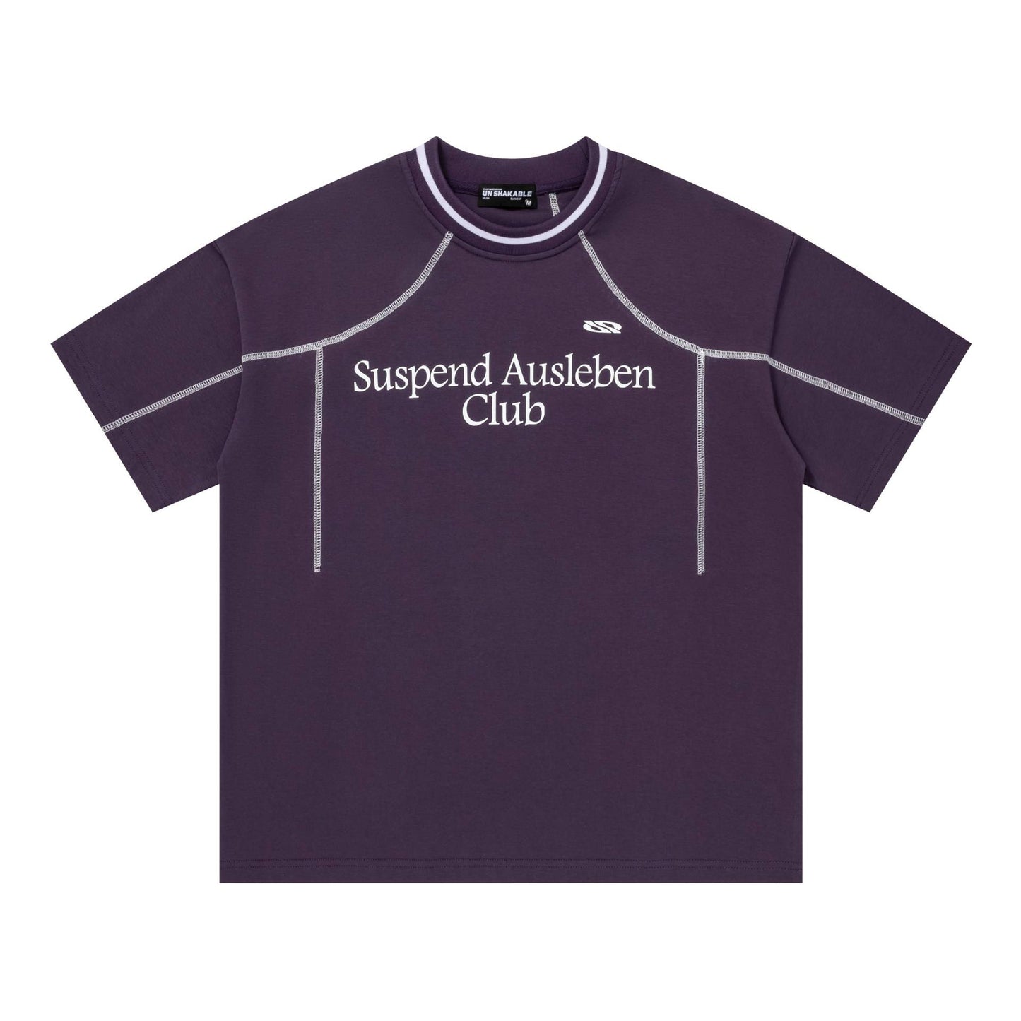 Letter printed short sleeved shirt