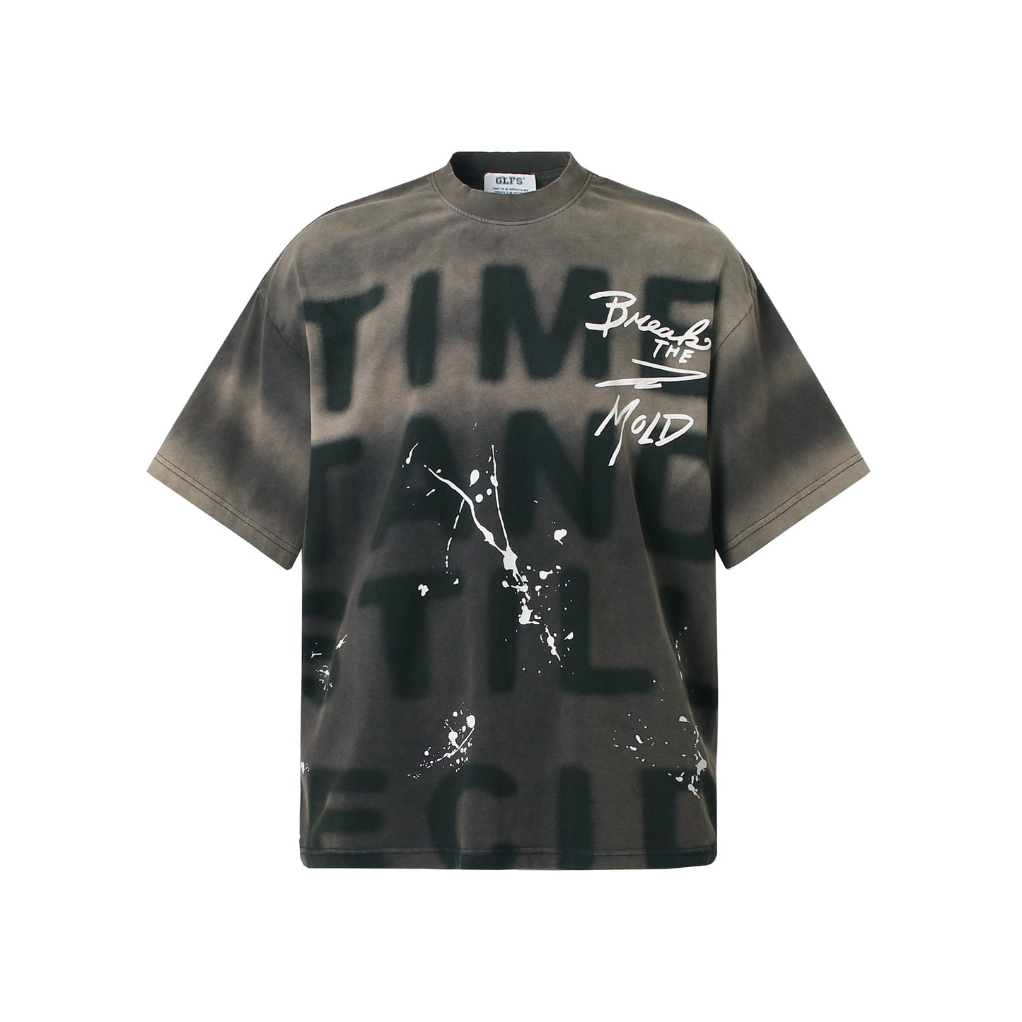 Spray Graphic Print | Oversized T-Shirt - Luxuryurbanwear