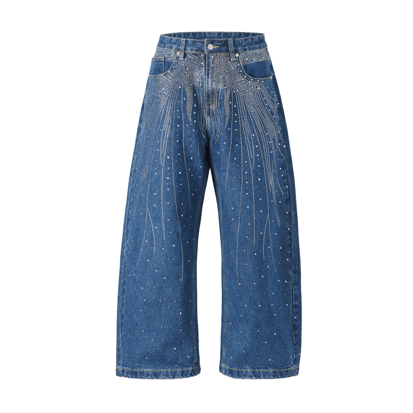 Night Glow Sparkle | Baggy Jeans - Luxuryurbanwear