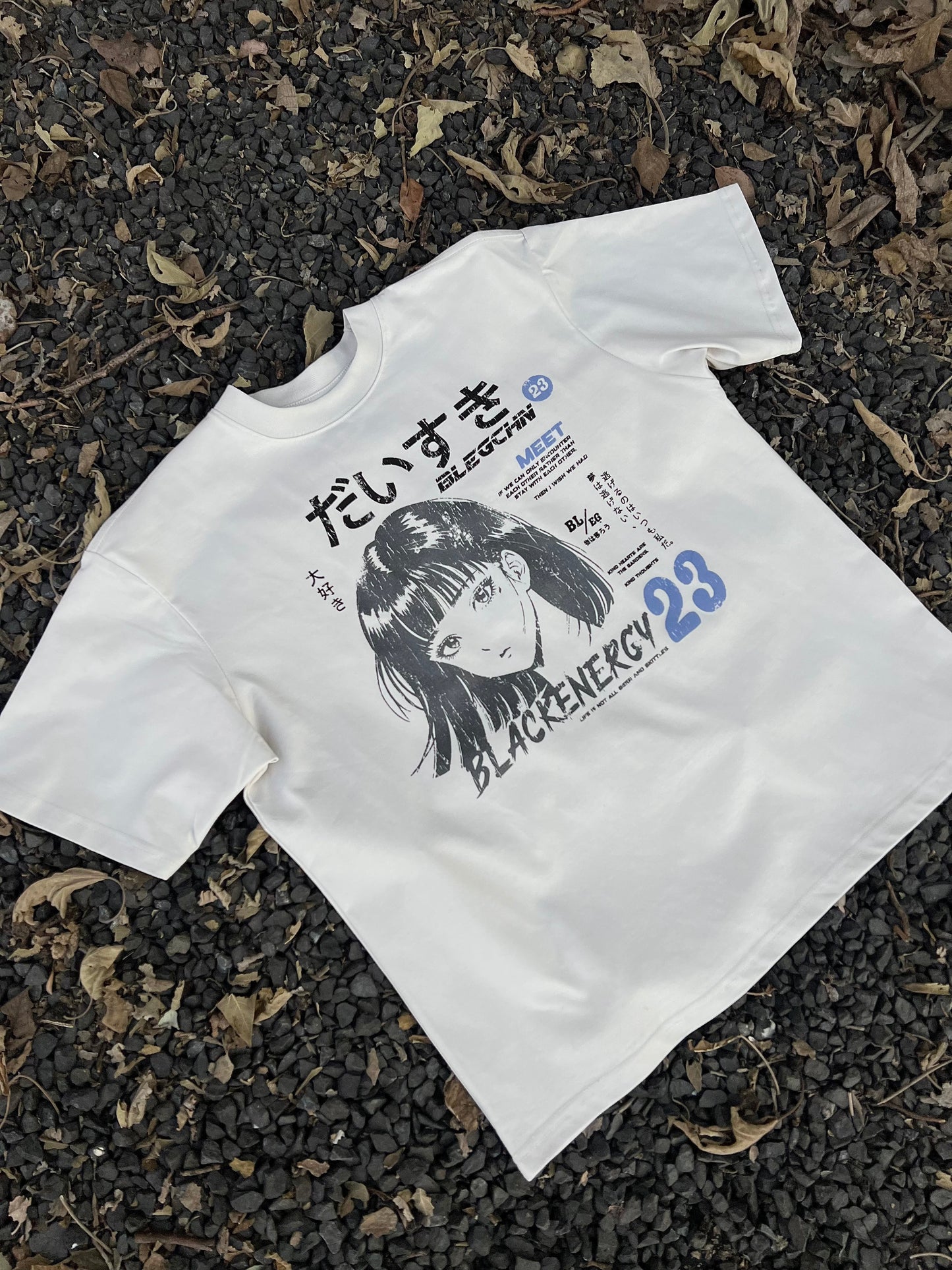 Anime Girl | Oversized T-shirt - Luxuryurbanwear
