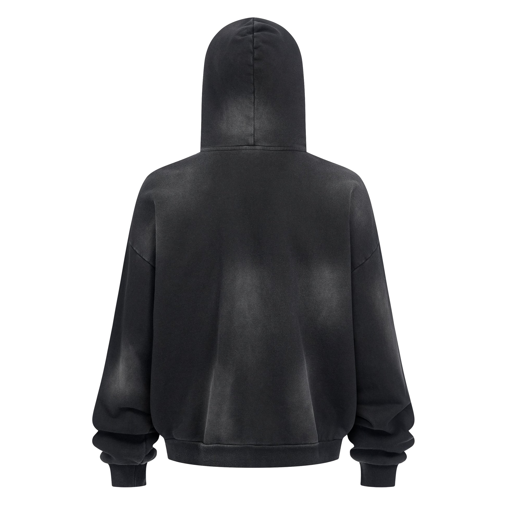 Washed Distressed | Zip-Up Hoodie - Luxuryurbanwear