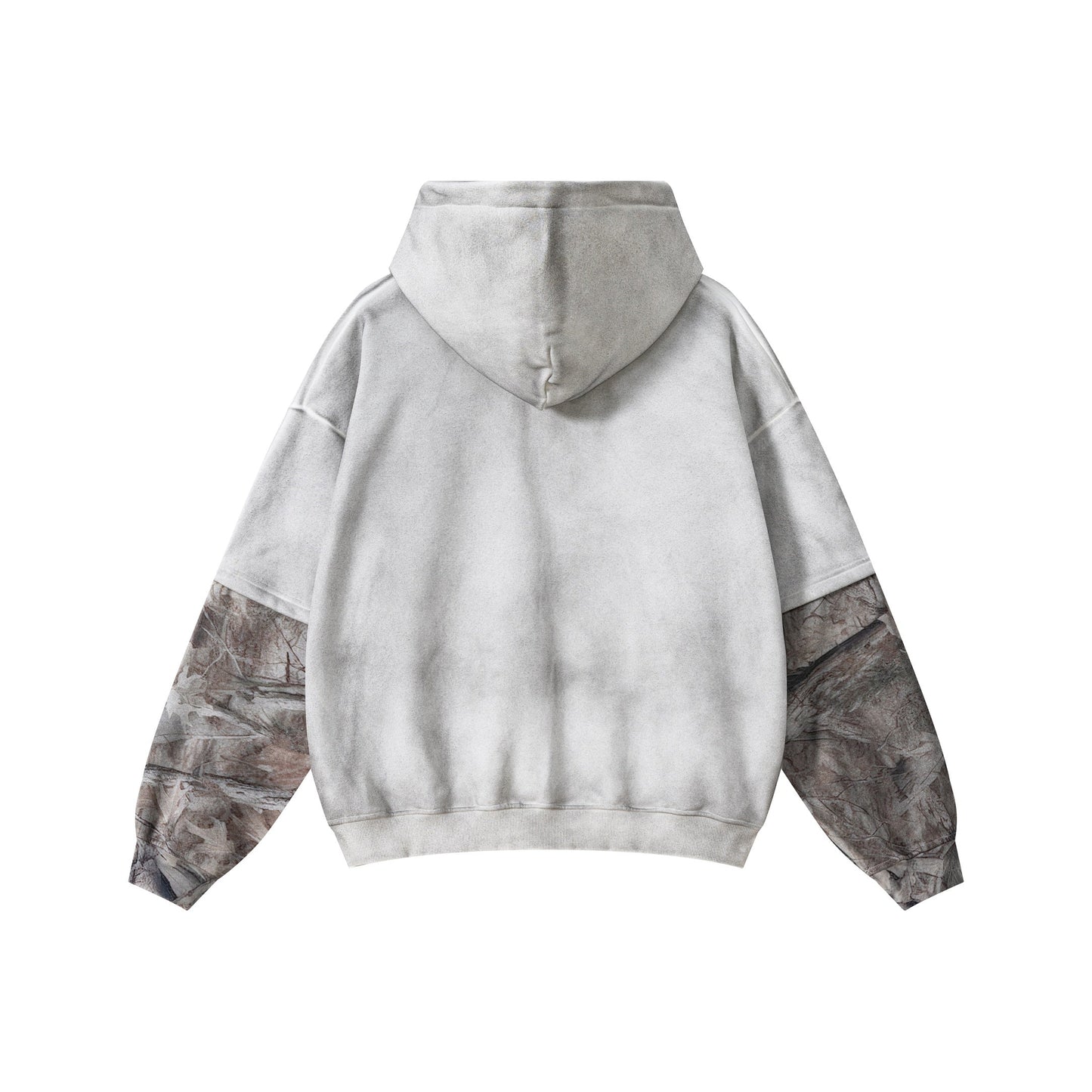 Frosted Camo Sleeve | Oversized Hoodie - Luxuryurbanwear