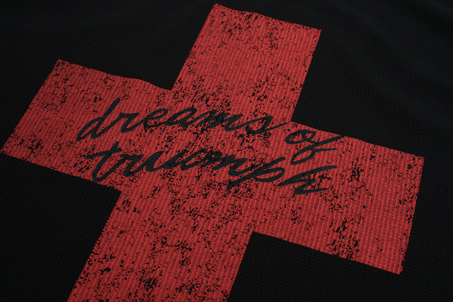 Distressed Cross Graphic | Punk Sweatshirt - Luxuryurbanwear