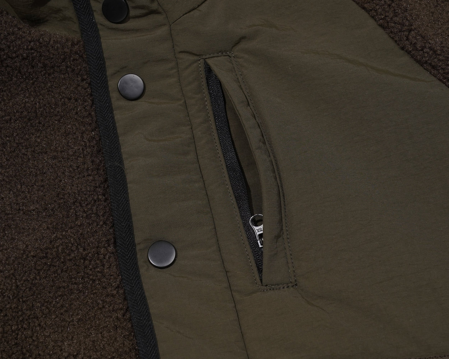 Color Block Patchwork | Fleece Jacket - Luxuryurbanwear