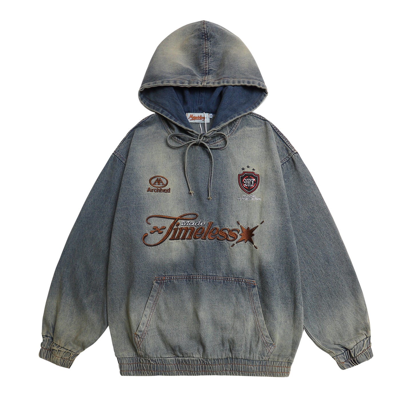 STRIPE STITCH | Cozy Ribbed Hoodie - Luxuryurbanwear
