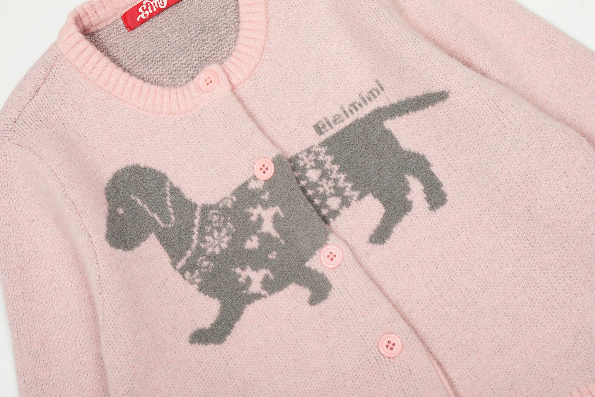 Doxie Knit | Dachshund Embroidered Cardigan - Luxuryurbanwear