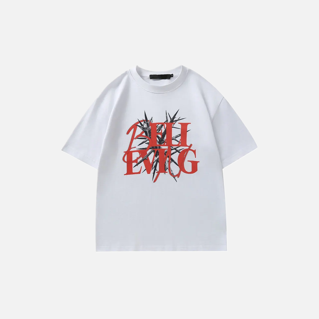 Comfortable Trendy Graphic Oversized Short Sleeve T-Shirt - Luxuryurbanwear