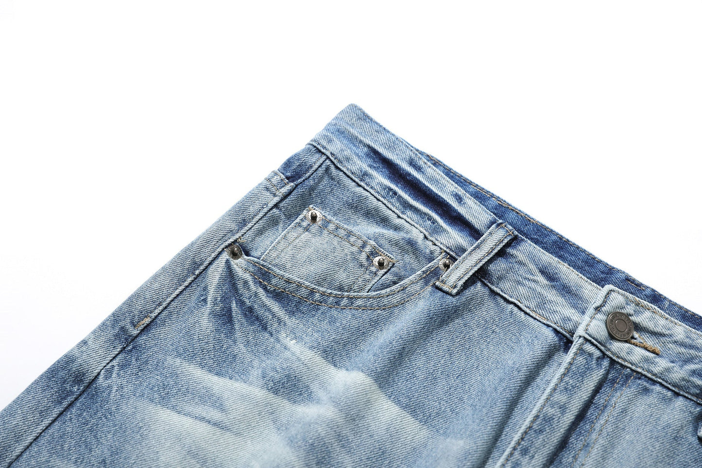 Denim Ripped | Washed flares Jeans - Luxuryurbanwear
