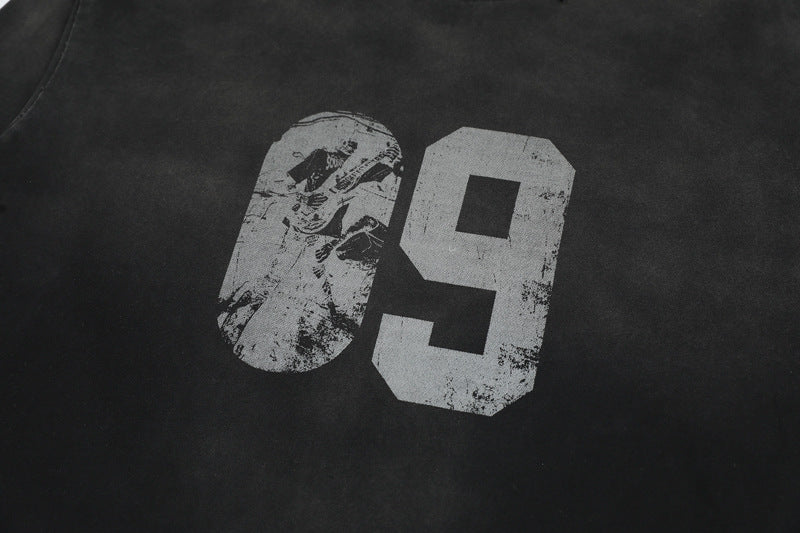 09 | Distressed Long Sleeve T-Shirt - Luxuryurbanwear