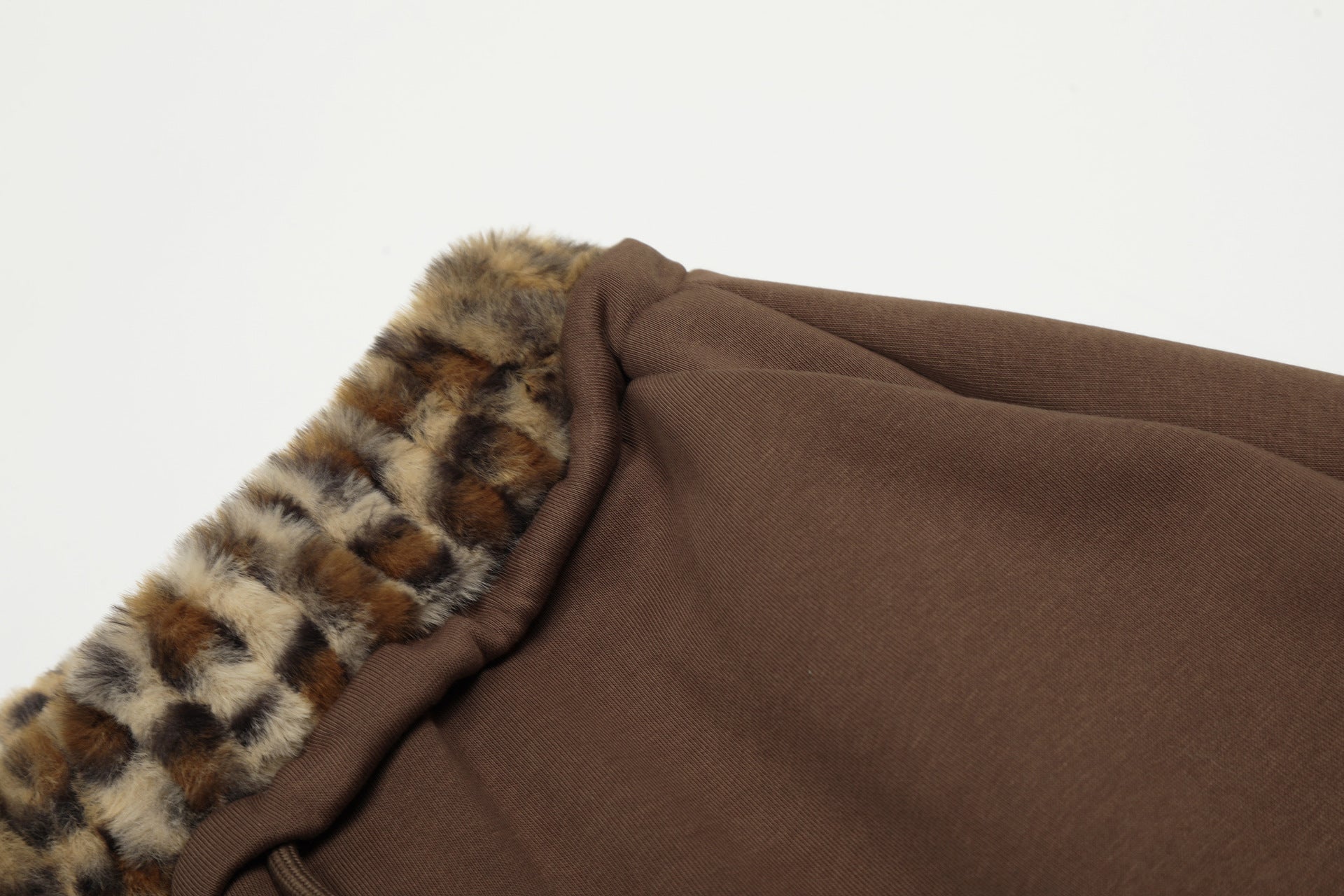 Faux-fur Leopard| Embroidery Barrel Pants - Luxuryurbanwear