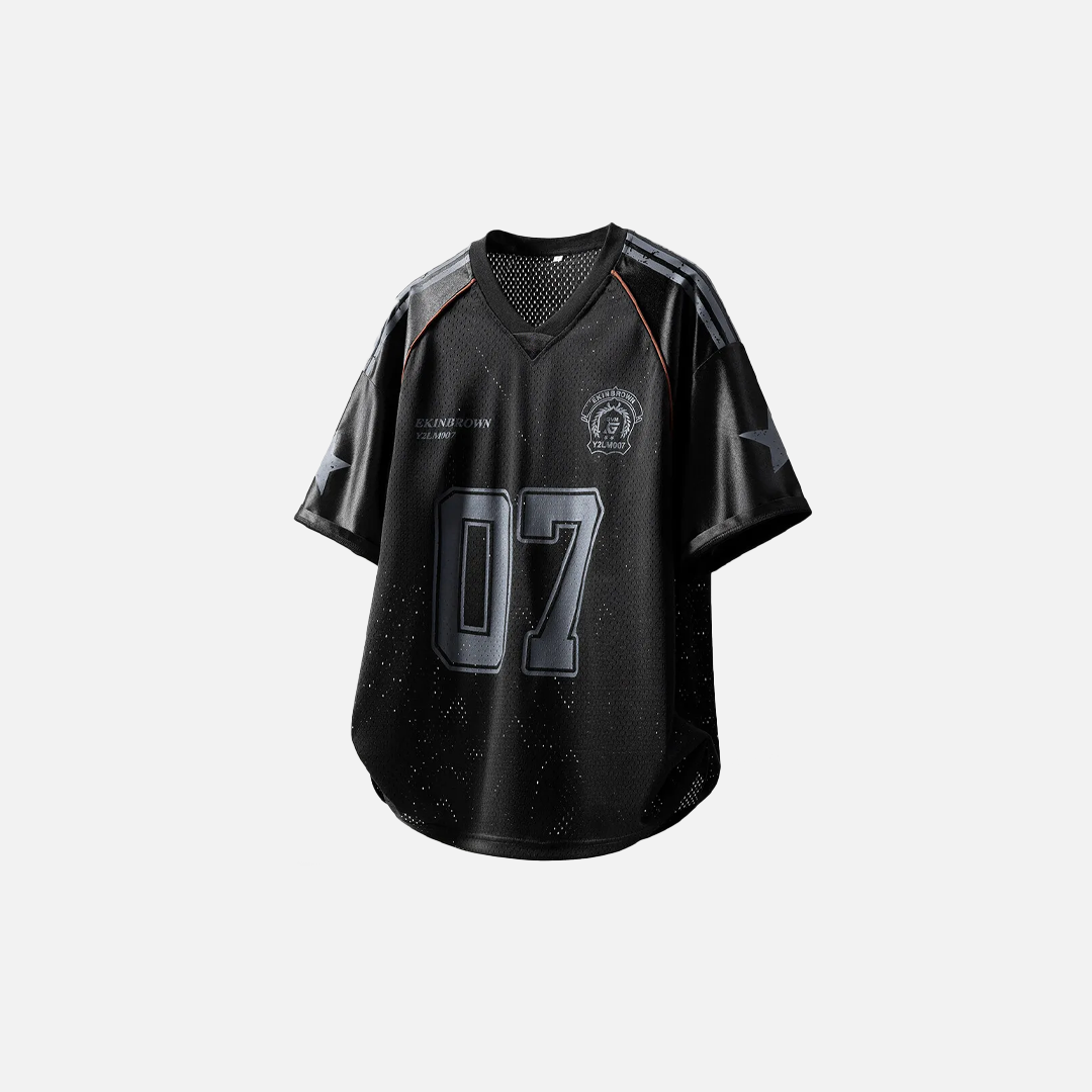 Comfortable Printed Sports Jersey T-Shirt - Luxuryurbanwear