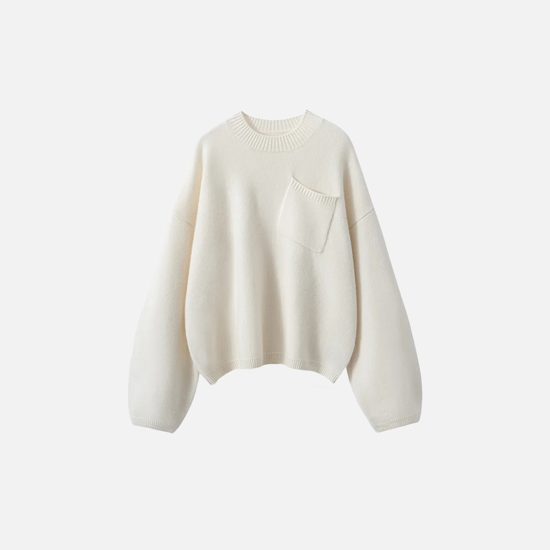Luxury Cashmere Front Pocket Sweater - Luxuryurbanwear