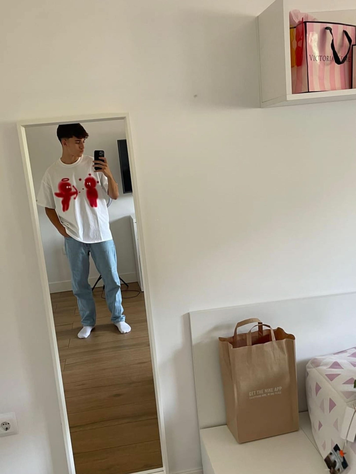 LUW "Cupilove" Graphic Tee - Luxury Heavyweight Romantic Streetwear T-Shirt