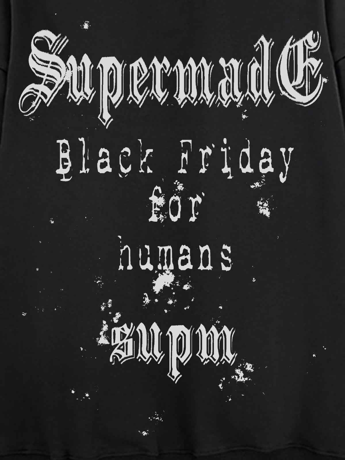 Gothic Skull Spider Web Graphic Hoodie