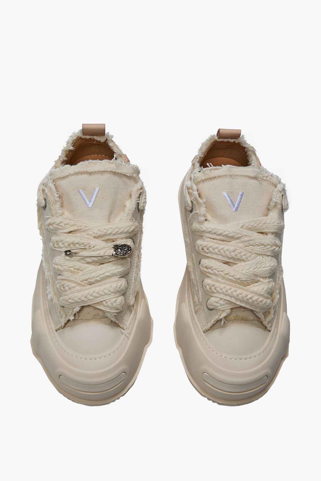 Valabasas Vision Shoes - Cream Leather