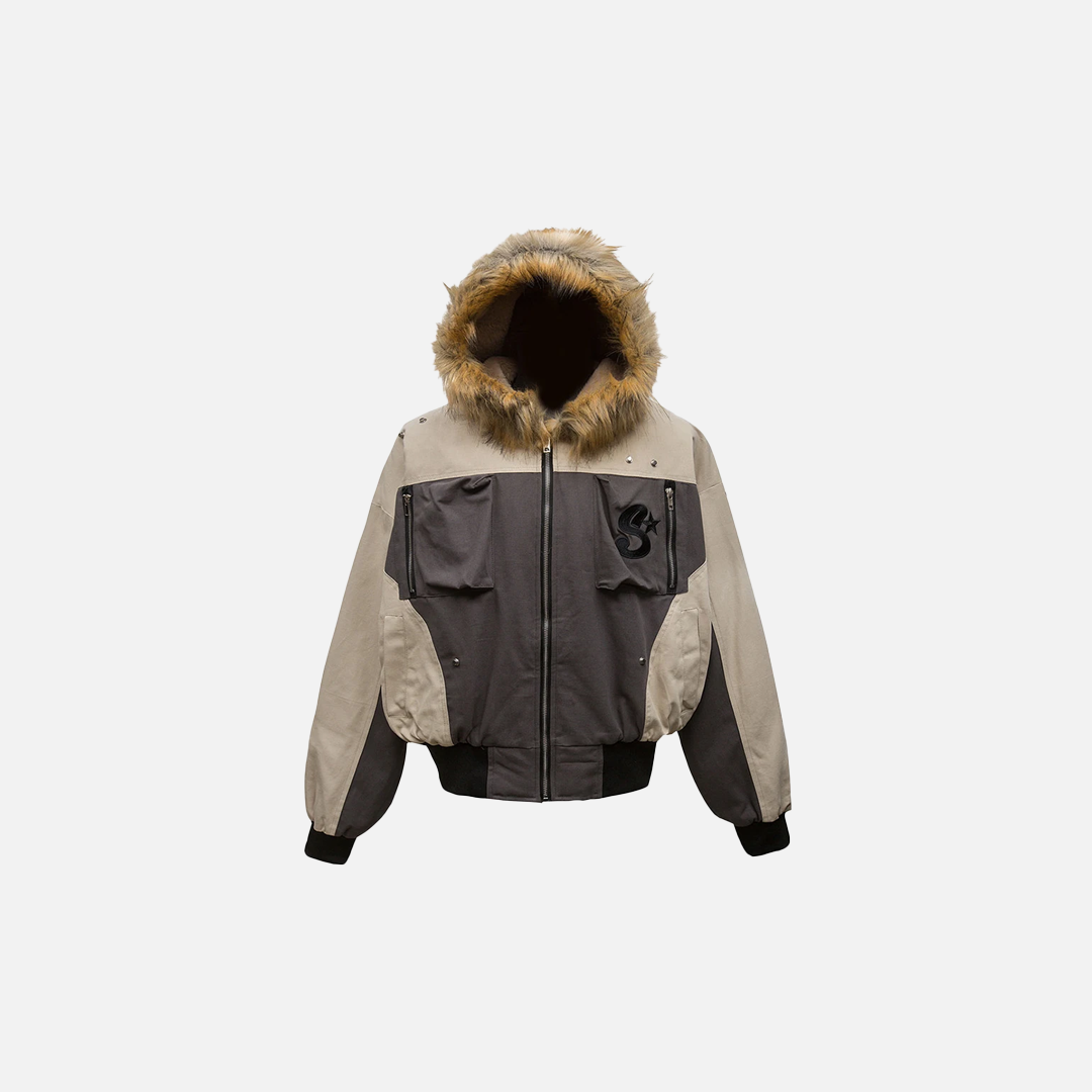 Winter Thick Fox Fur Collar Parkas Windbreaker Jacket - Luxuryurbanwear