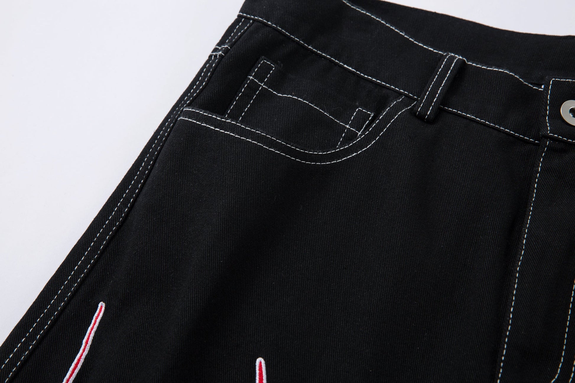 Flame Graphic | Baggy Jeans - Luxuryurbanwear