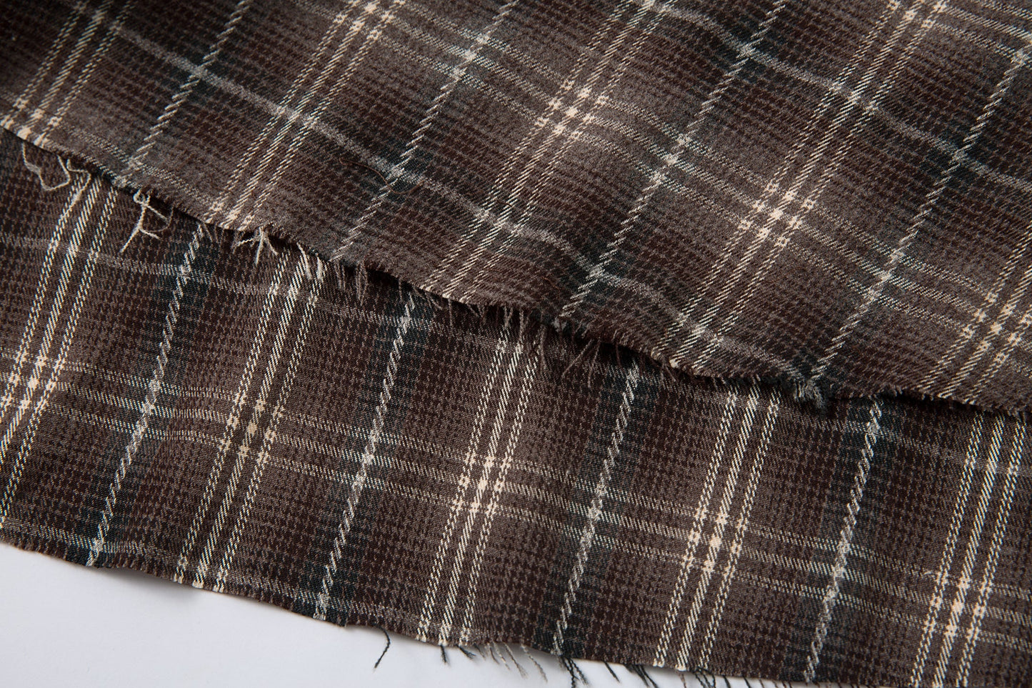 Vintage Plaid Contrast | Layered Sweatshirt - Luxuryurbanwear