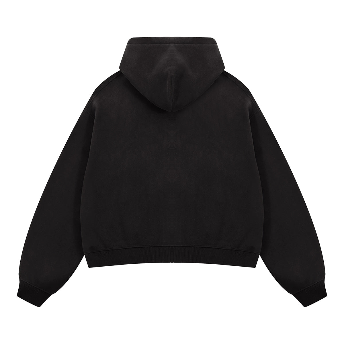 Boxy Zip-Up Hoodie - Luxurystreetwear