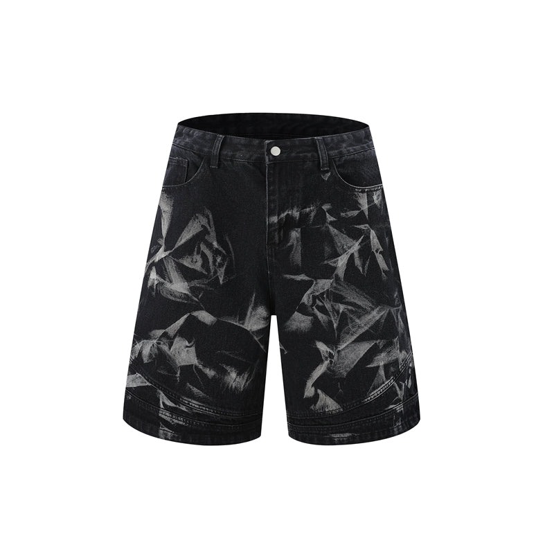 Washed Distressed | Denim Shorts - Luxuryurbanwear