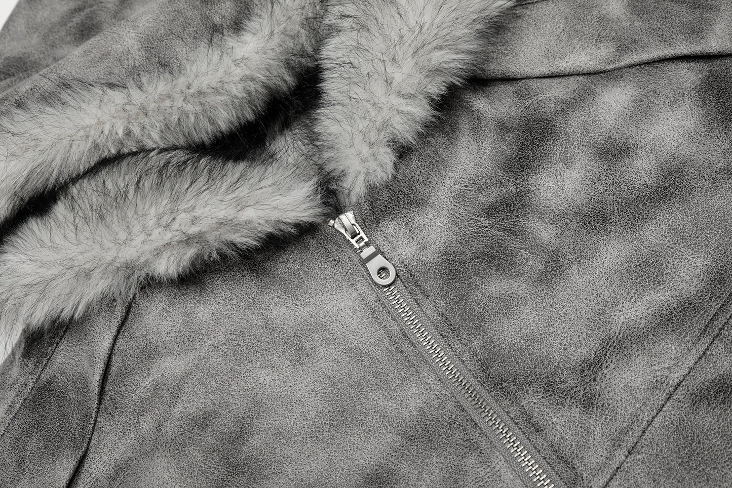 Distressed Washed | Hooded Oversized Jacket - Luxuryurbanwear
