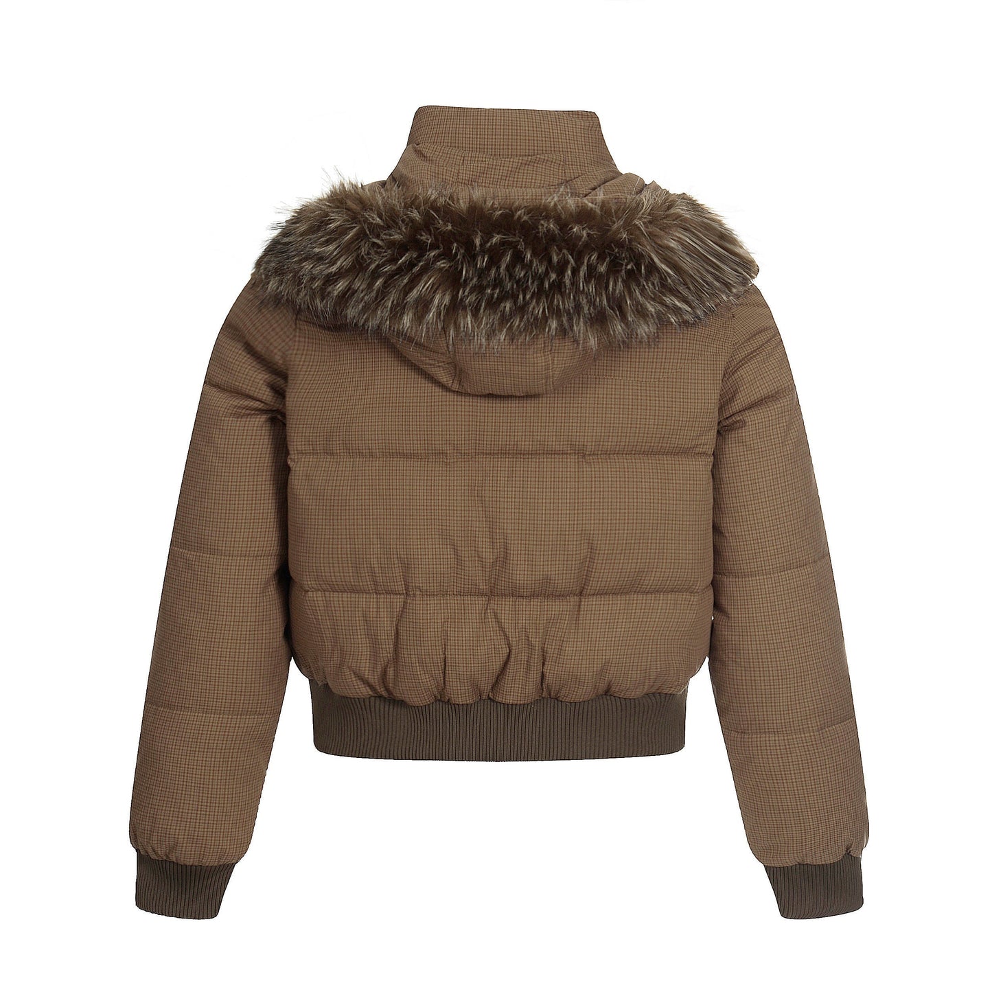 Denim Chill | Faux Fur Collar Winter Jacket - Luxuryurbanwear