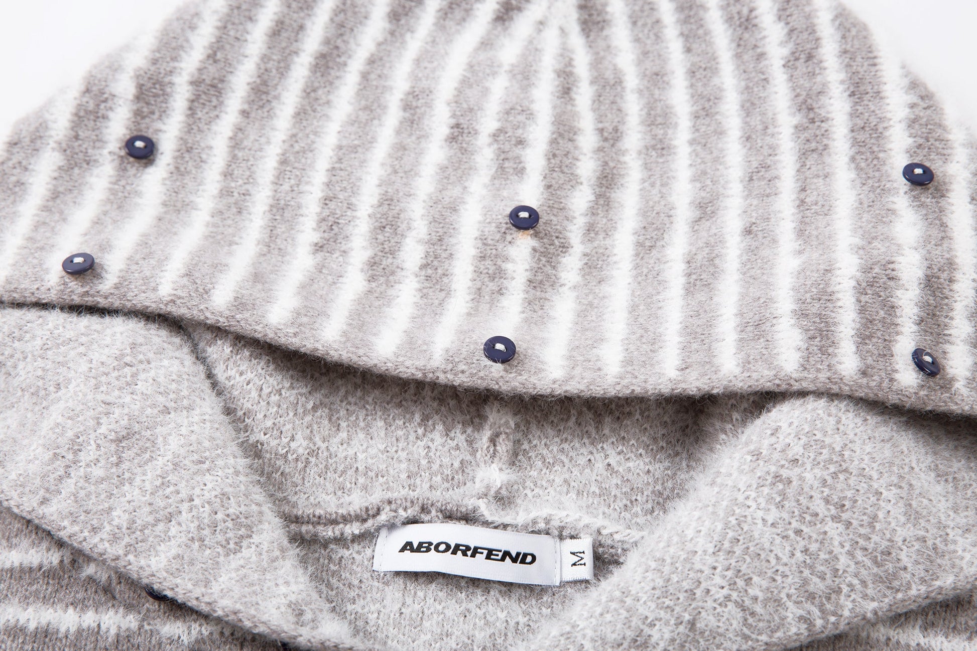 Winter Sky | Knitted Hoodie with Faux Fur Trim - Luxuryurbanwear