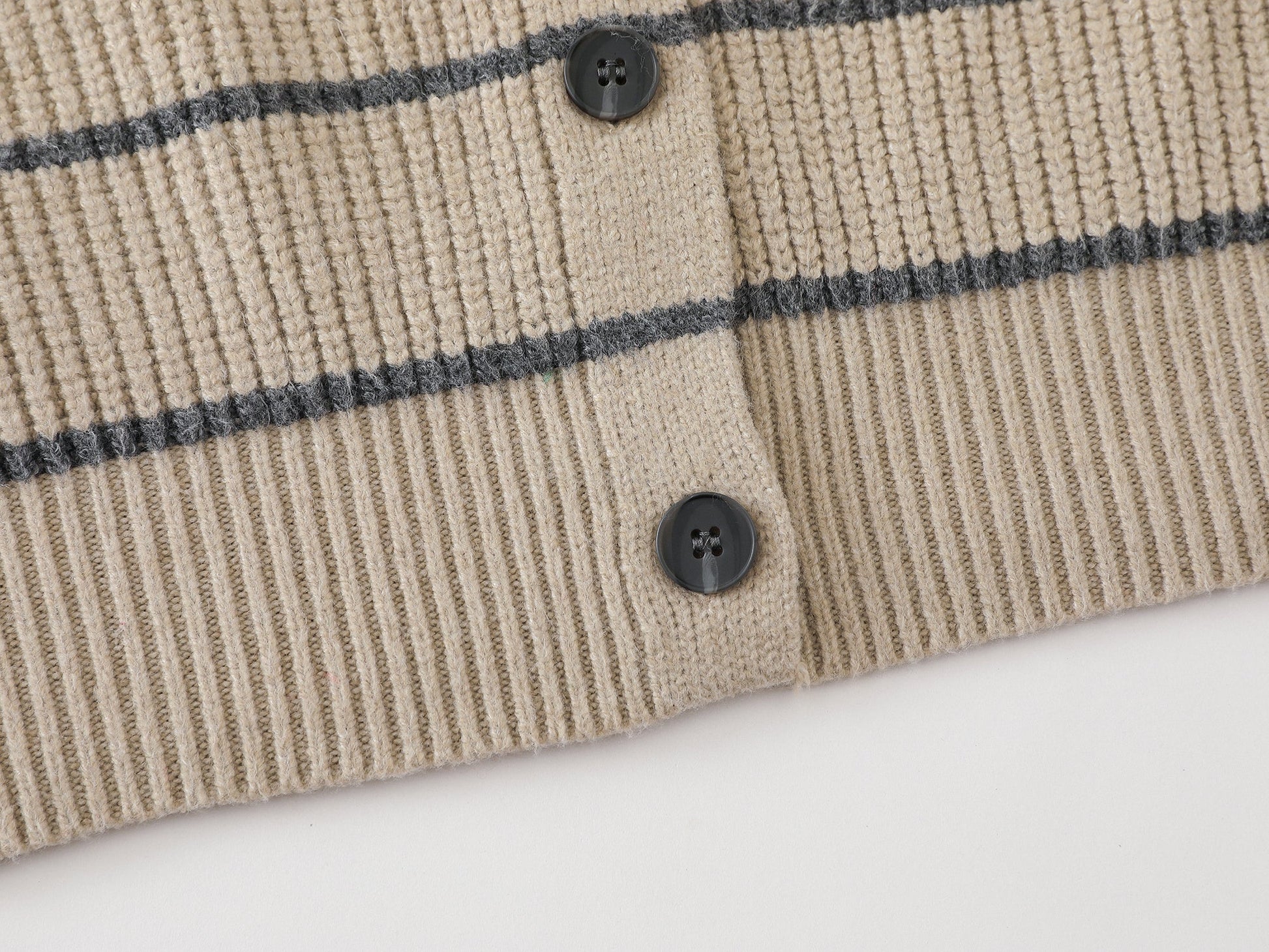 Stripe Hoodie | Button-Up Knit Cardigan - Luxuryurbanwear