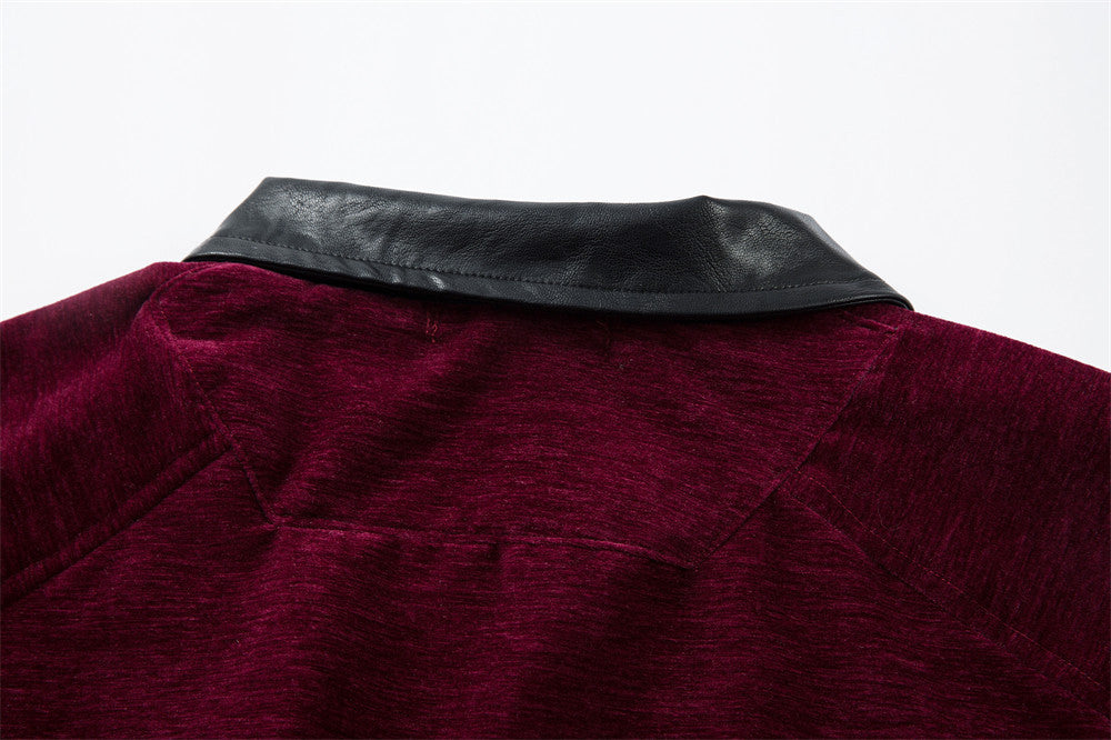 Retro Velvet | Luxury Lapel Jacket - Luxuryurbanwear