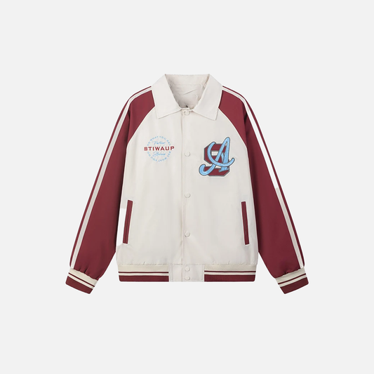 Chic Lightweight Couples Varsity Bomber Jacket - Luxuryurbanwear