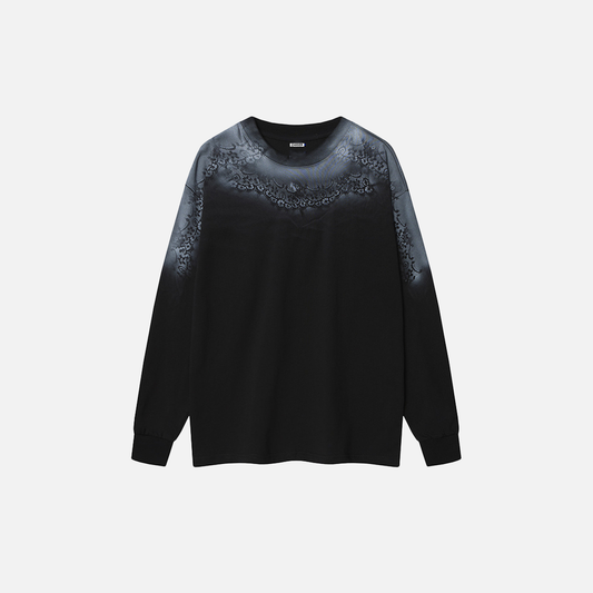 Effortless Streetwear Stylish Printed Long Sleeve T-Shirt - Luxuryurbanwear