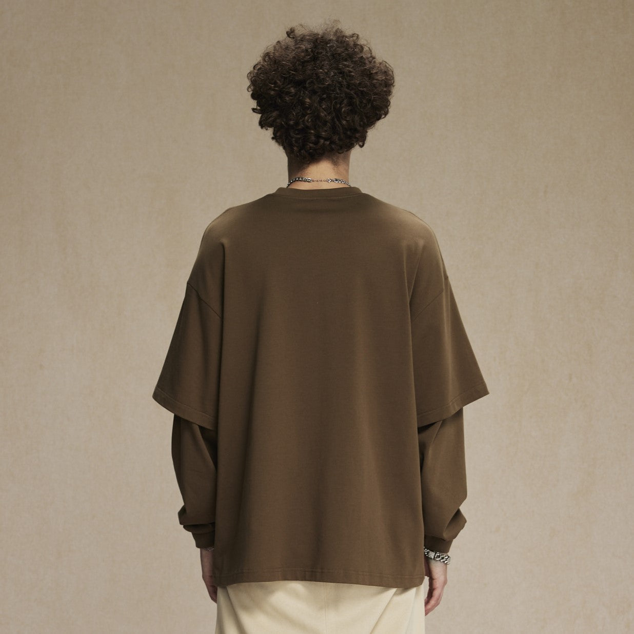 Layered Sleeve Design | Long Sleeve T-Shirt - Luxuryurbanwear