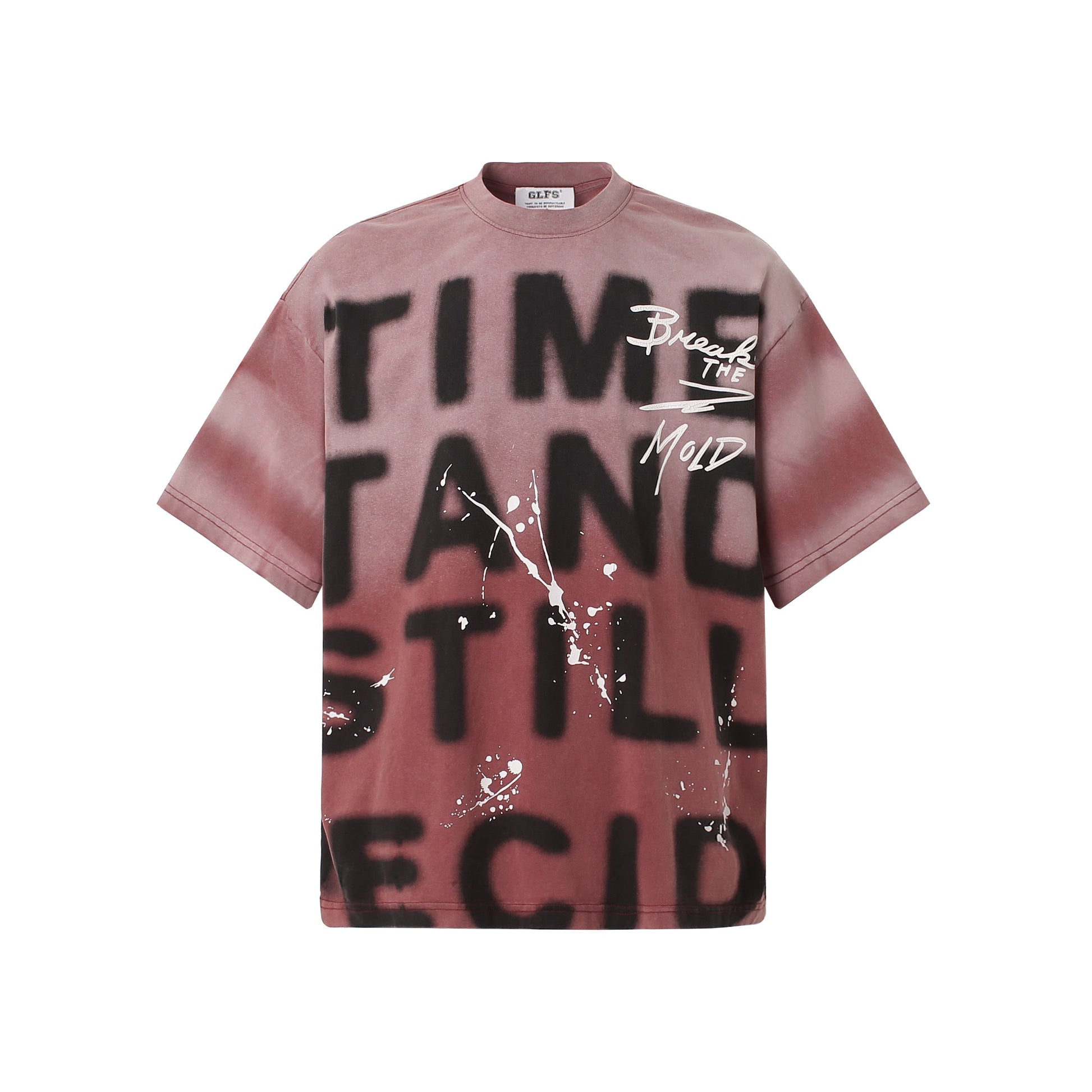 Spray Graphic Print | Oversized T-Shirt - Luxuryurbanwear