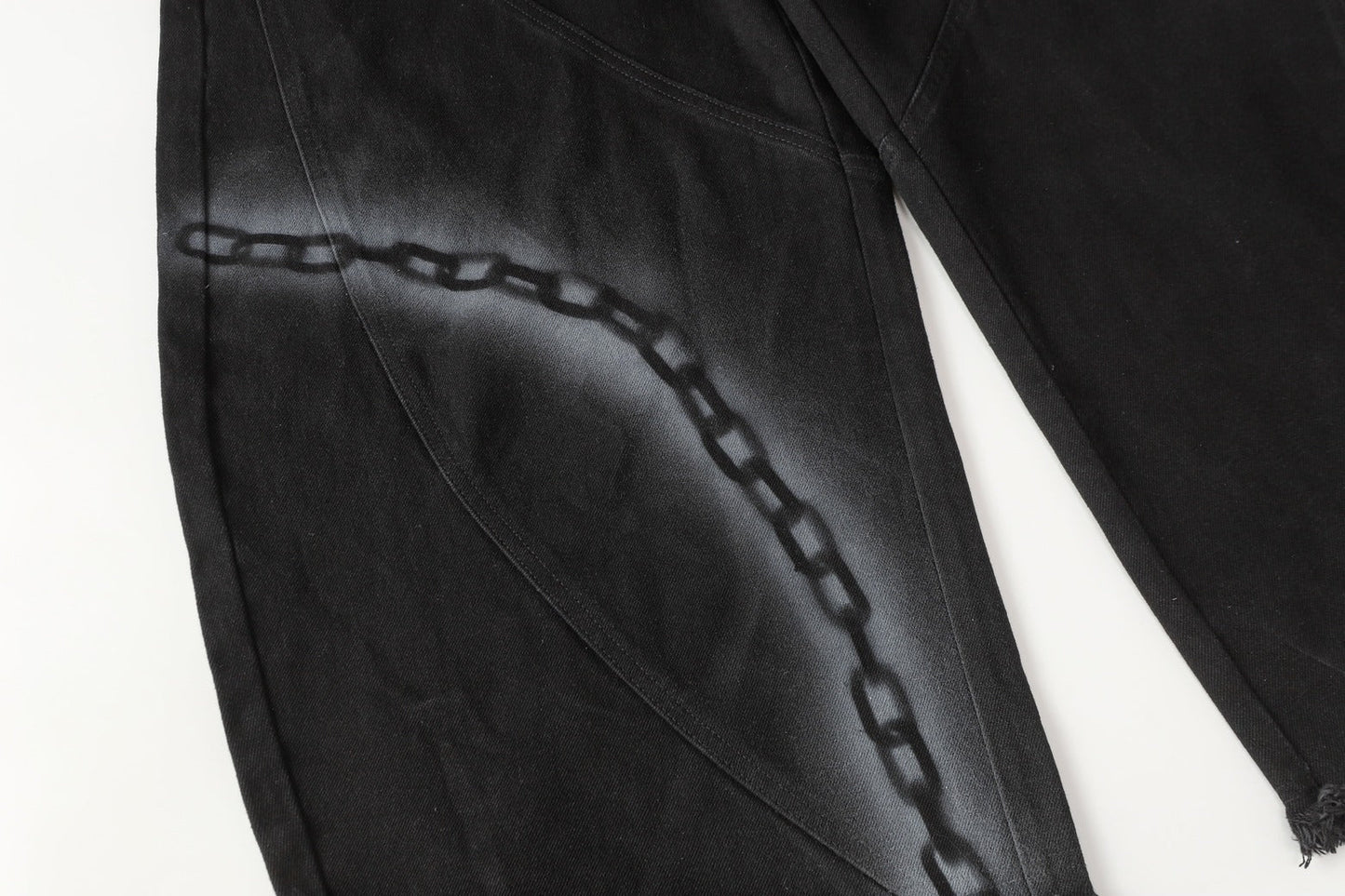 Chain Print | Baggy Jeans - Luxuryurbanwear