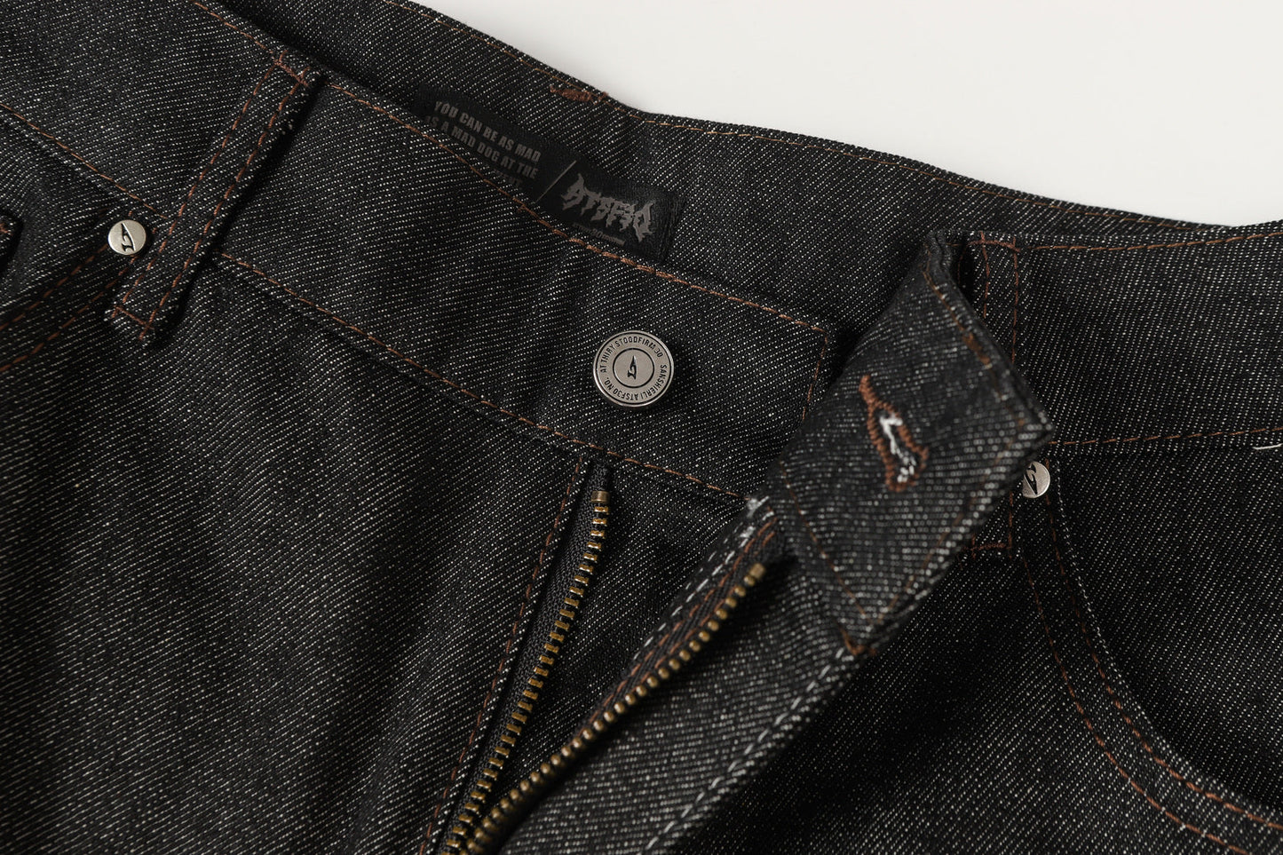 Snake Embroidery | Denim Jeans - Luxuryurbanwear