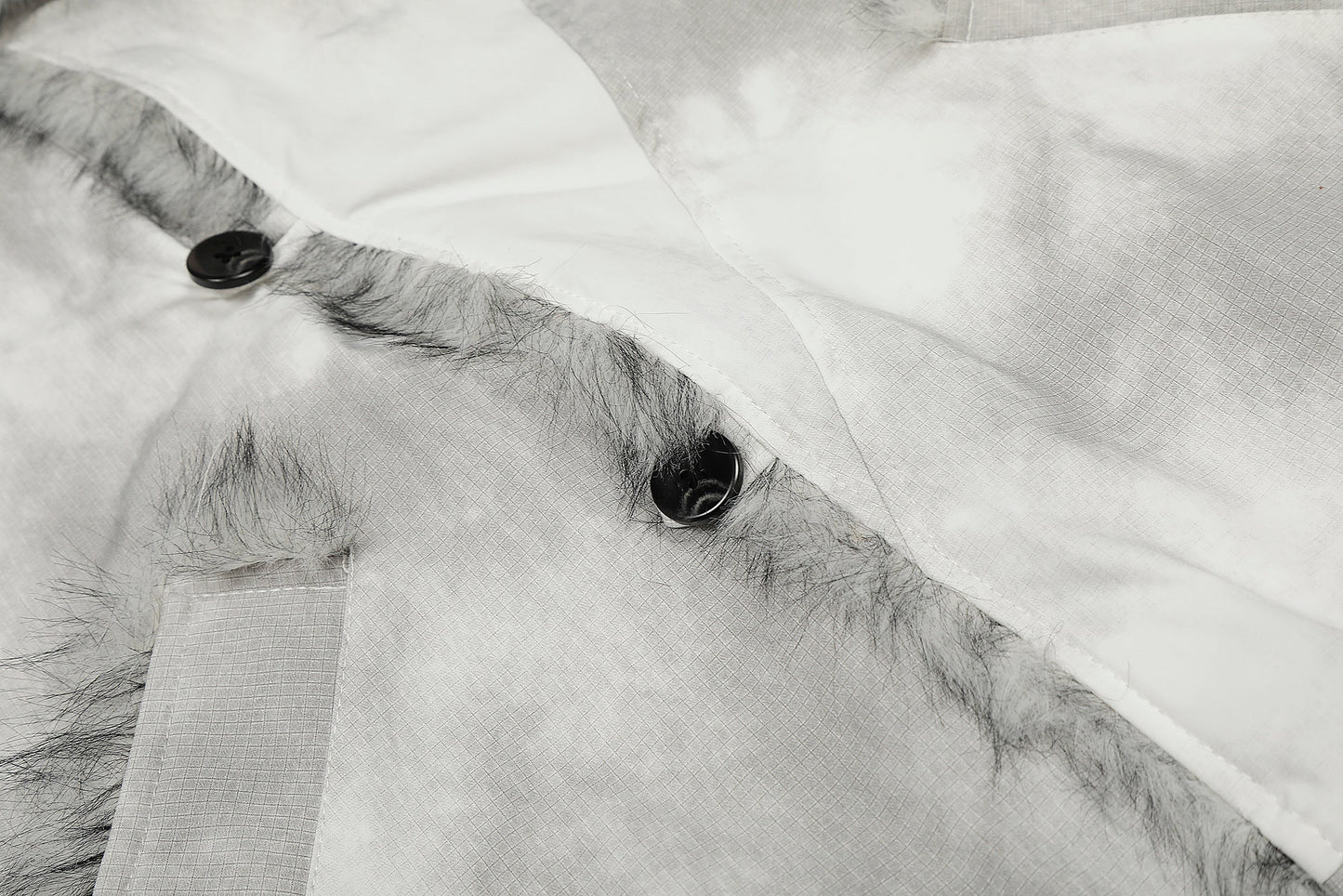 Faux-Fur Panel | Asymmetric Winter Jacket - Luxuryurbanwear