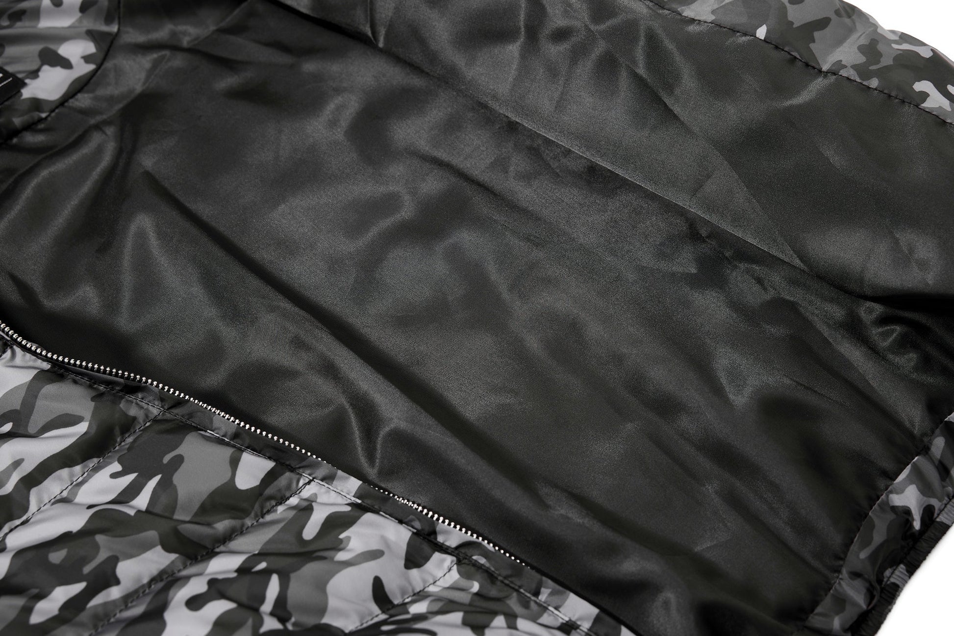 Camo Panel | Short Puffer Jacket - Luxuryurbanwear