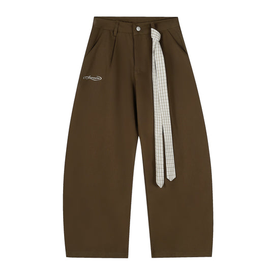 Retro Pup Embroidered Dog Cargos - Luxury Tactical Pants with Mascot Detail | LuxuryUrbanwear - Luxuryurbanwear