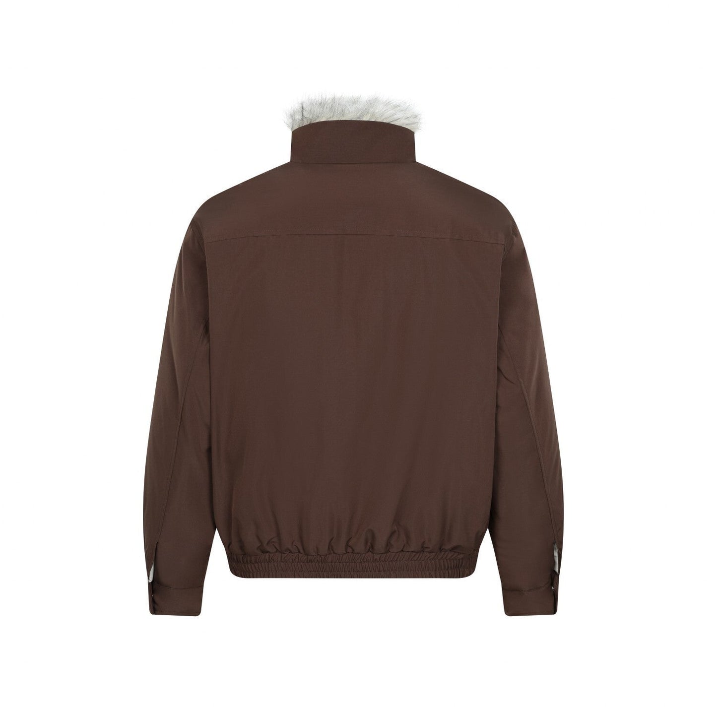 Fur Collar Fleece | Metal Button Coat - Luxuryurbanwear