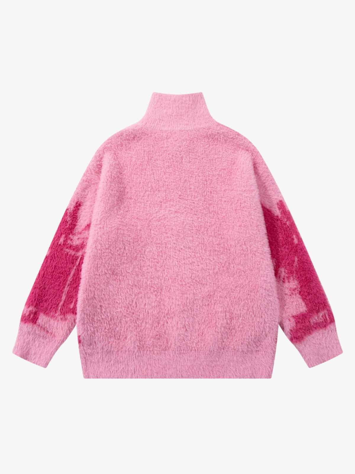 Street Subculture Angel Jacquard Cardigan Sweater