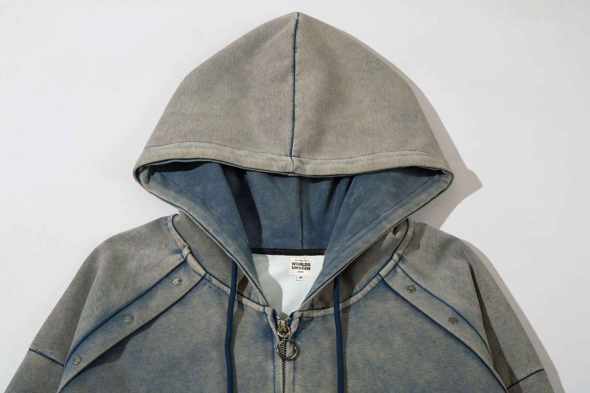 Zip Up Hoodie Omniscient Blue