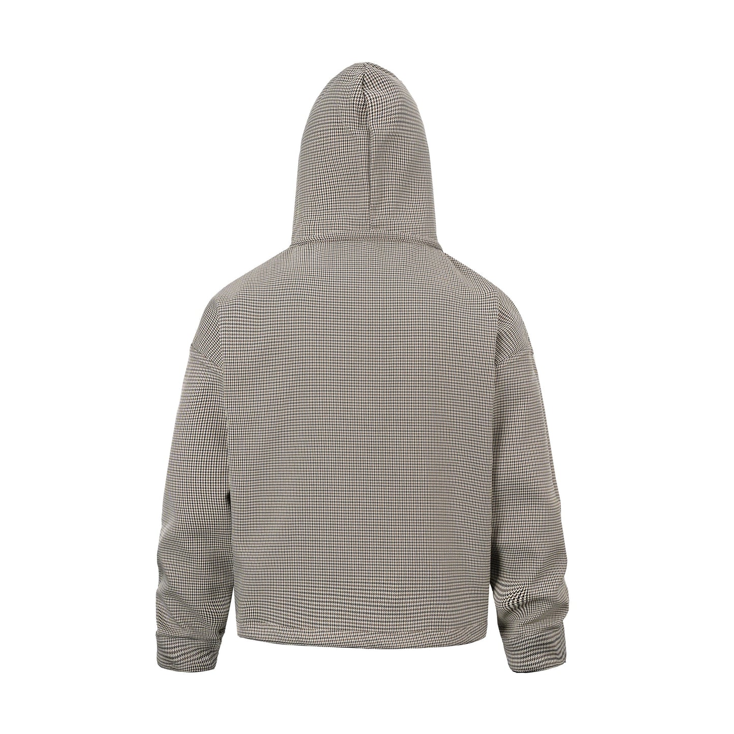 Houndstooth | Zip Up Hoodie - Luxuryurbanwear
