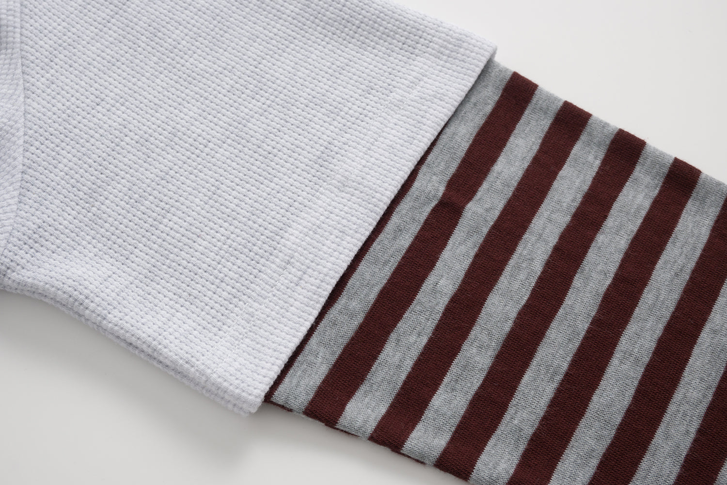 Vintage Striped Layered | Polo Sweatshirt - Luxuryurbanwear