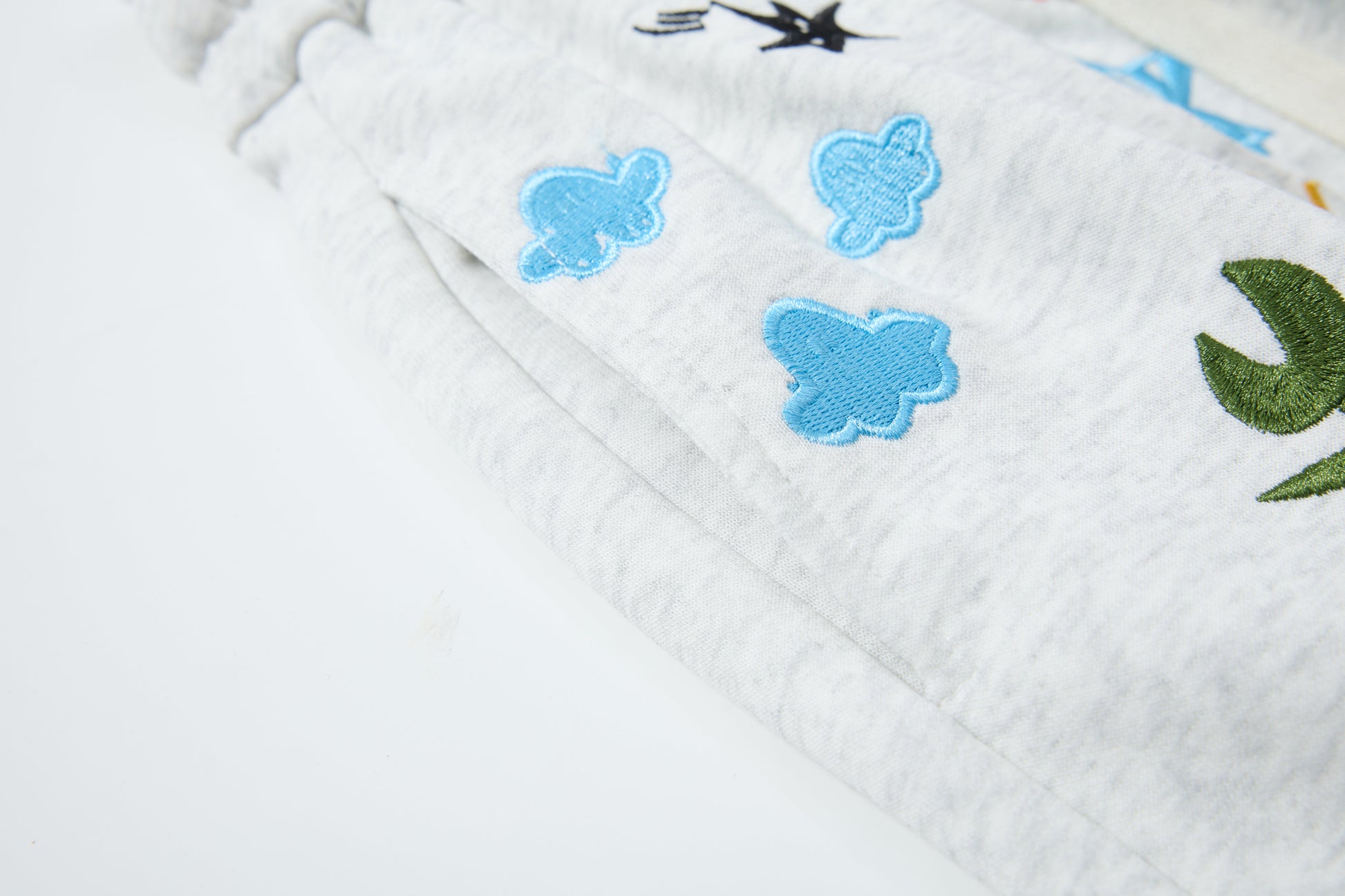 Cartoon Patch Decor | Loose Sweatpants - Luxuryurbanwear