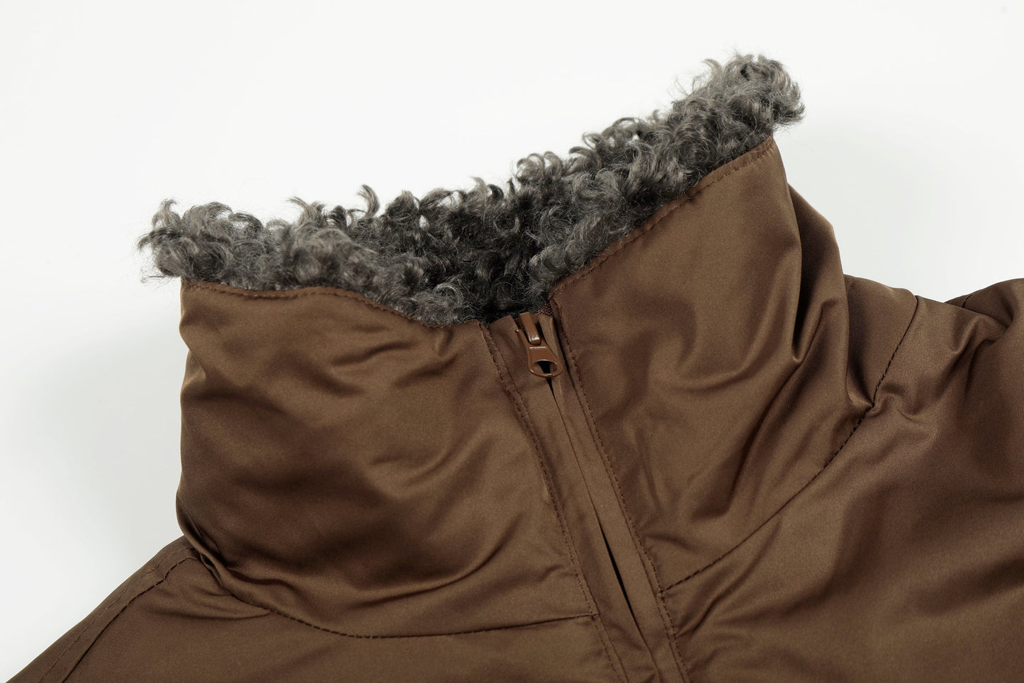 Fleece-Lined | Stand Collar Jacket - Luxuryurbanwear