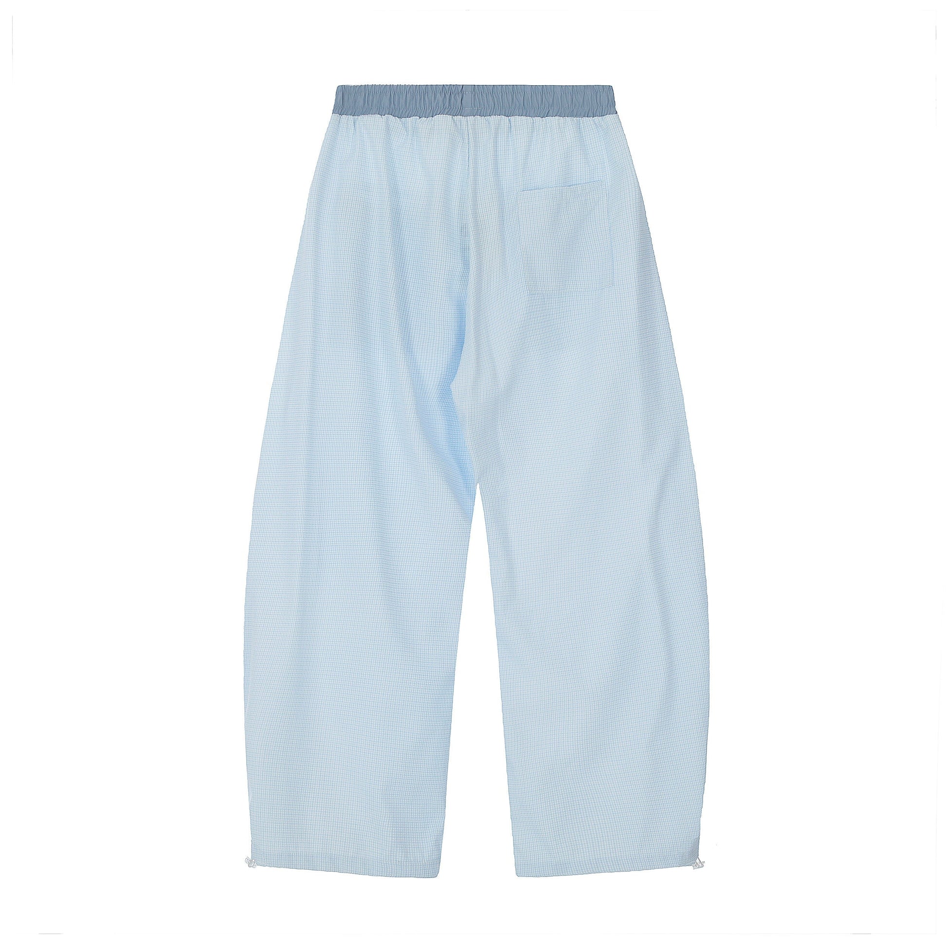 Everyday Ease Gingham Relaxed Pants - Luxury Oversized Check Trousers | LuxuryUrbanwear - Luxuryurbanwear