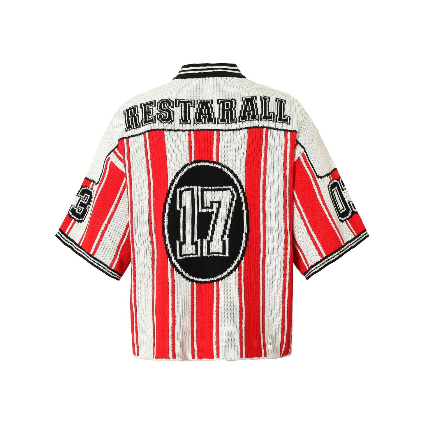 Varsity Stripe Knit | Jersey Tee - Luxuryurbanwear